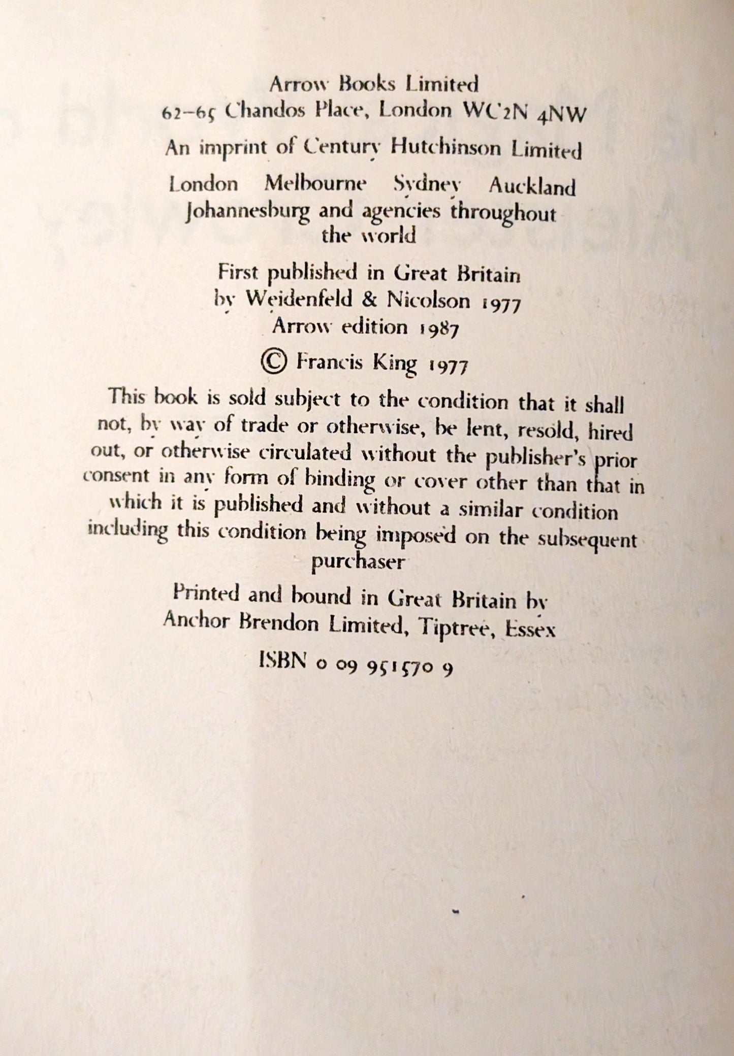 The Magical World of Aleister Crowley by Francis King