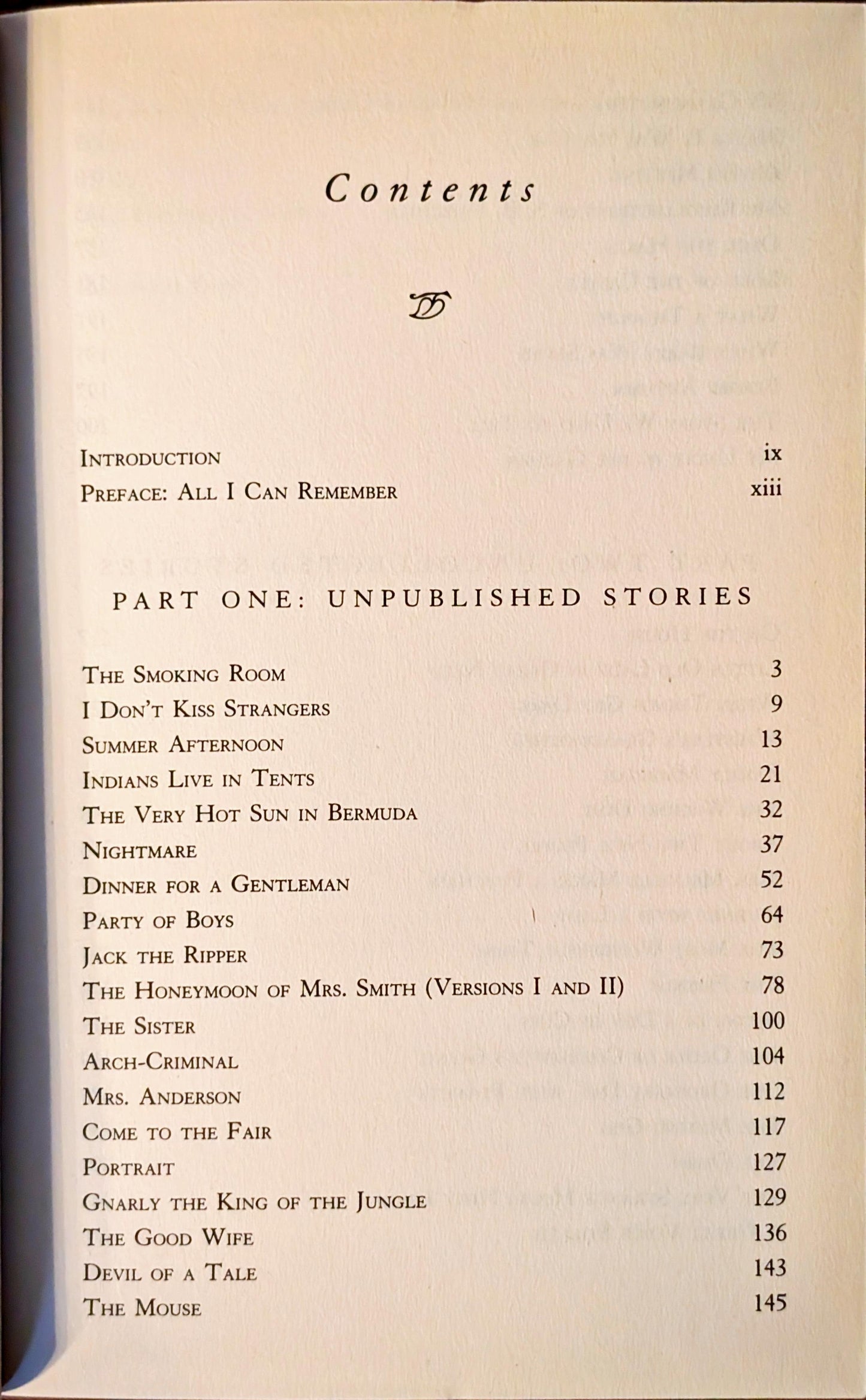 Just an Ordinary Day by Shirley Jackson