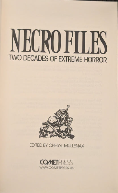 Necro Files: Two Decades of Extreme Horror edited by Cheryl Mullenax