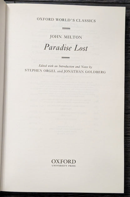 Paradise Lost by John Milton