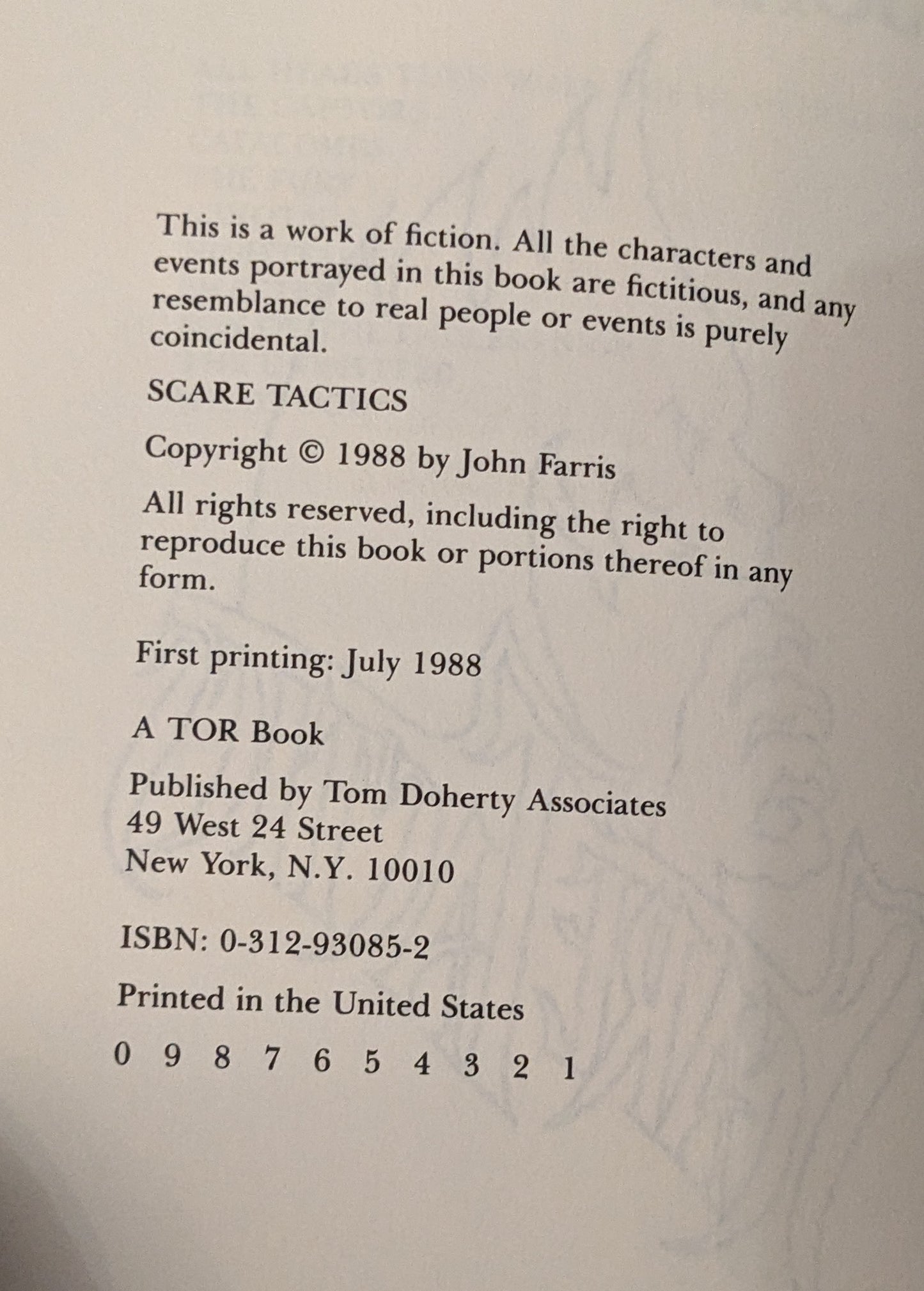 Scare Tactics by John Farris