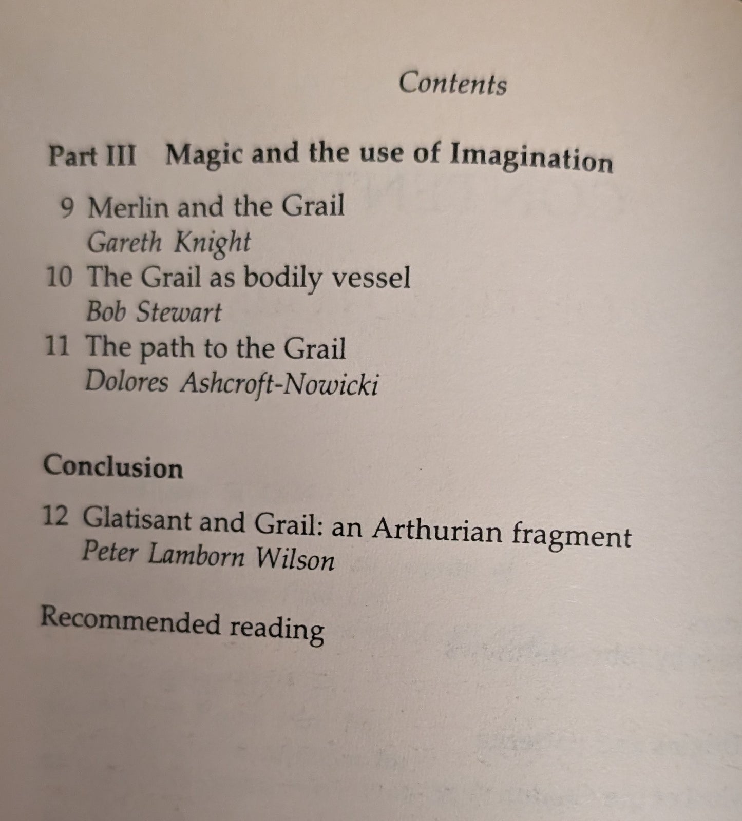 At the Table of the Grail: Magic and the Use of Imagination edited by John Matthews