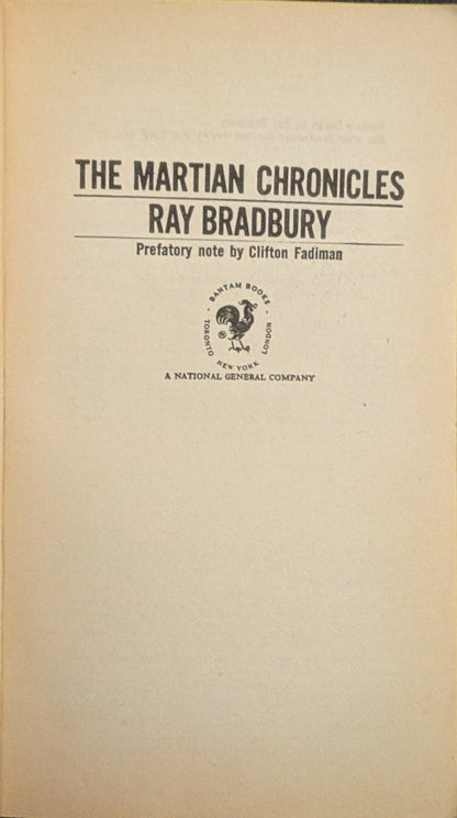 The Martian Chronicles by Ray Bradbury