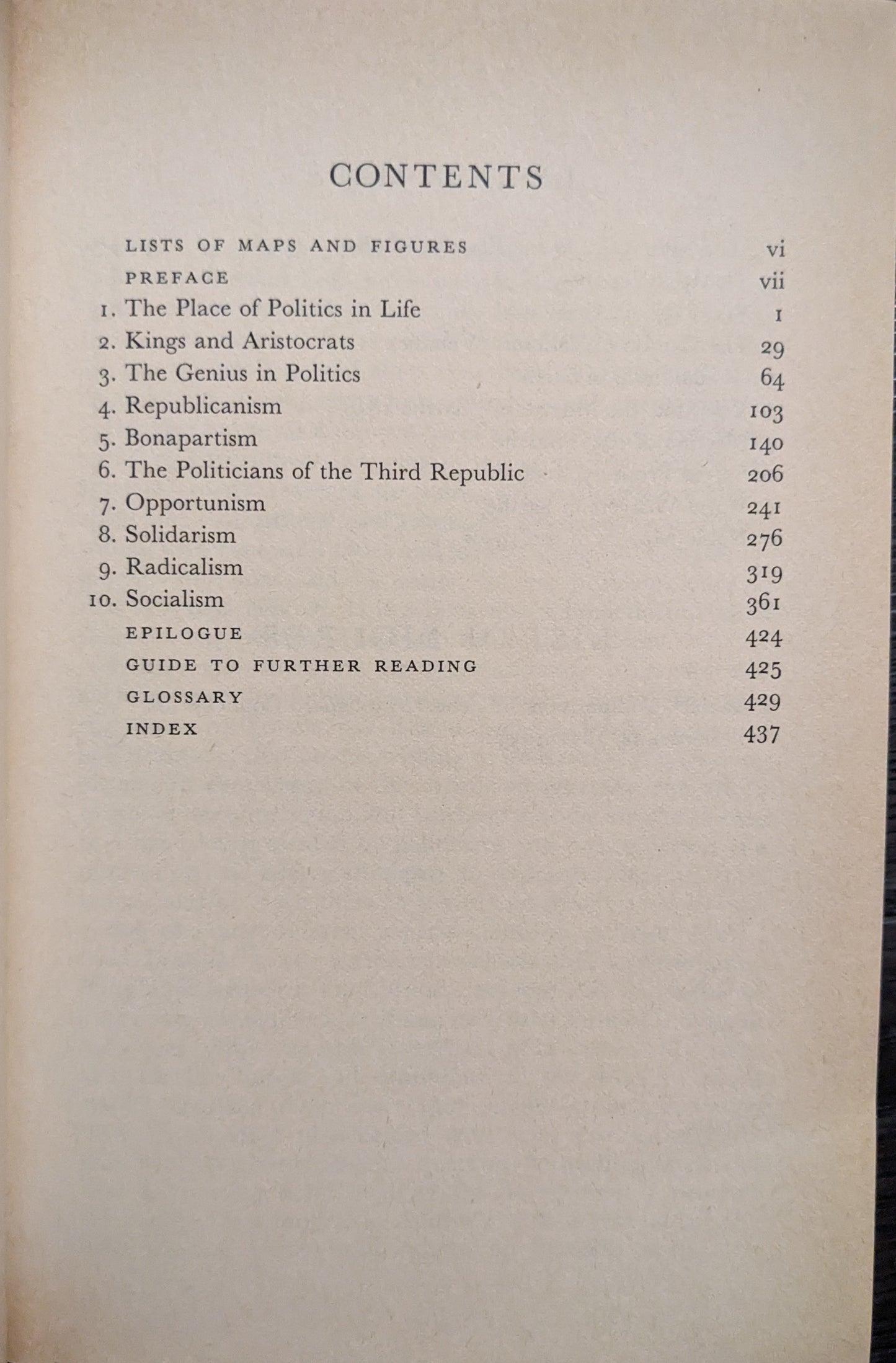 Politics and Anger: France 1848 - 1945 by Theodore Zeldin