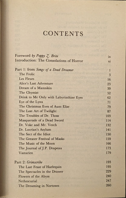 The Nightmare Factory by Thomas Ligotti