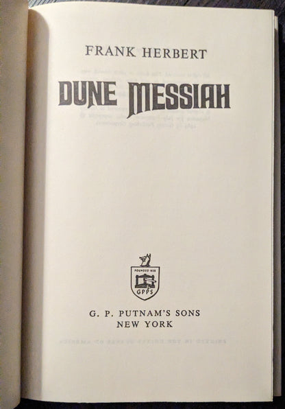 Dune Messiah by Frank Herbert