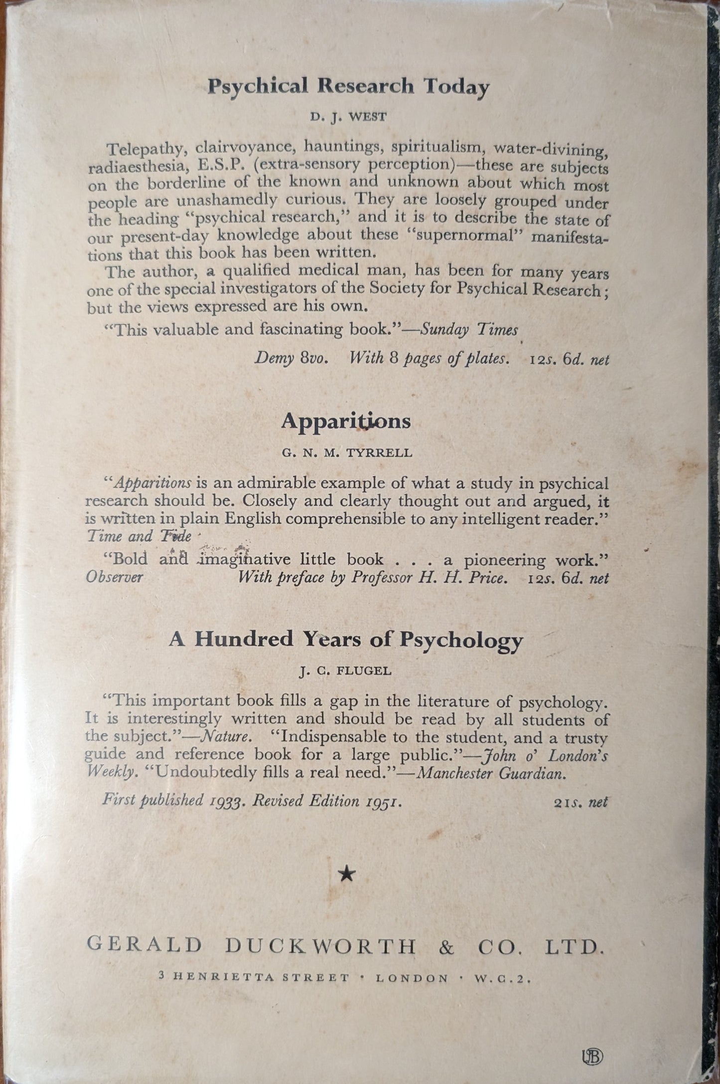 The Haunting of Borley Rectory by Eric J. Dingwall, Kathleen M. Goldney, and Trevor H. Hall