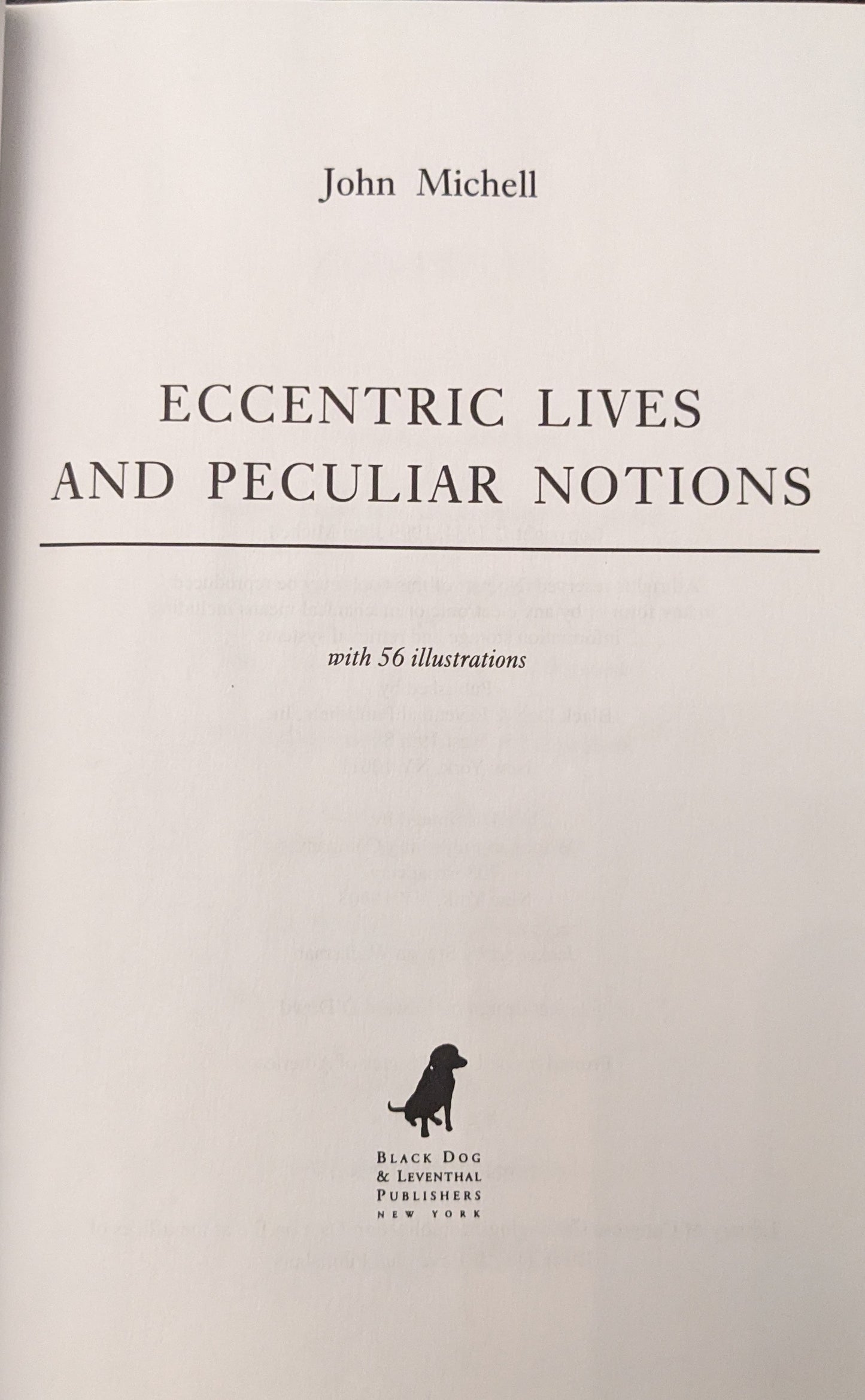 Eccentric Lives and Peculiar Notions by John Mitchell