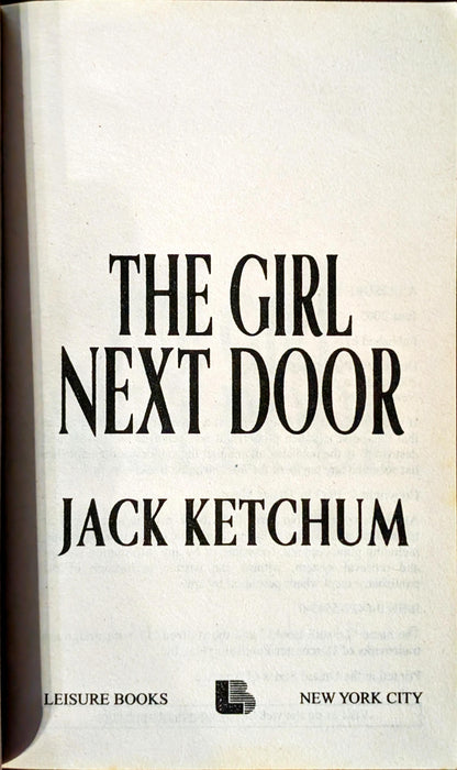 The Girl Next Door by Jack Ketchum
