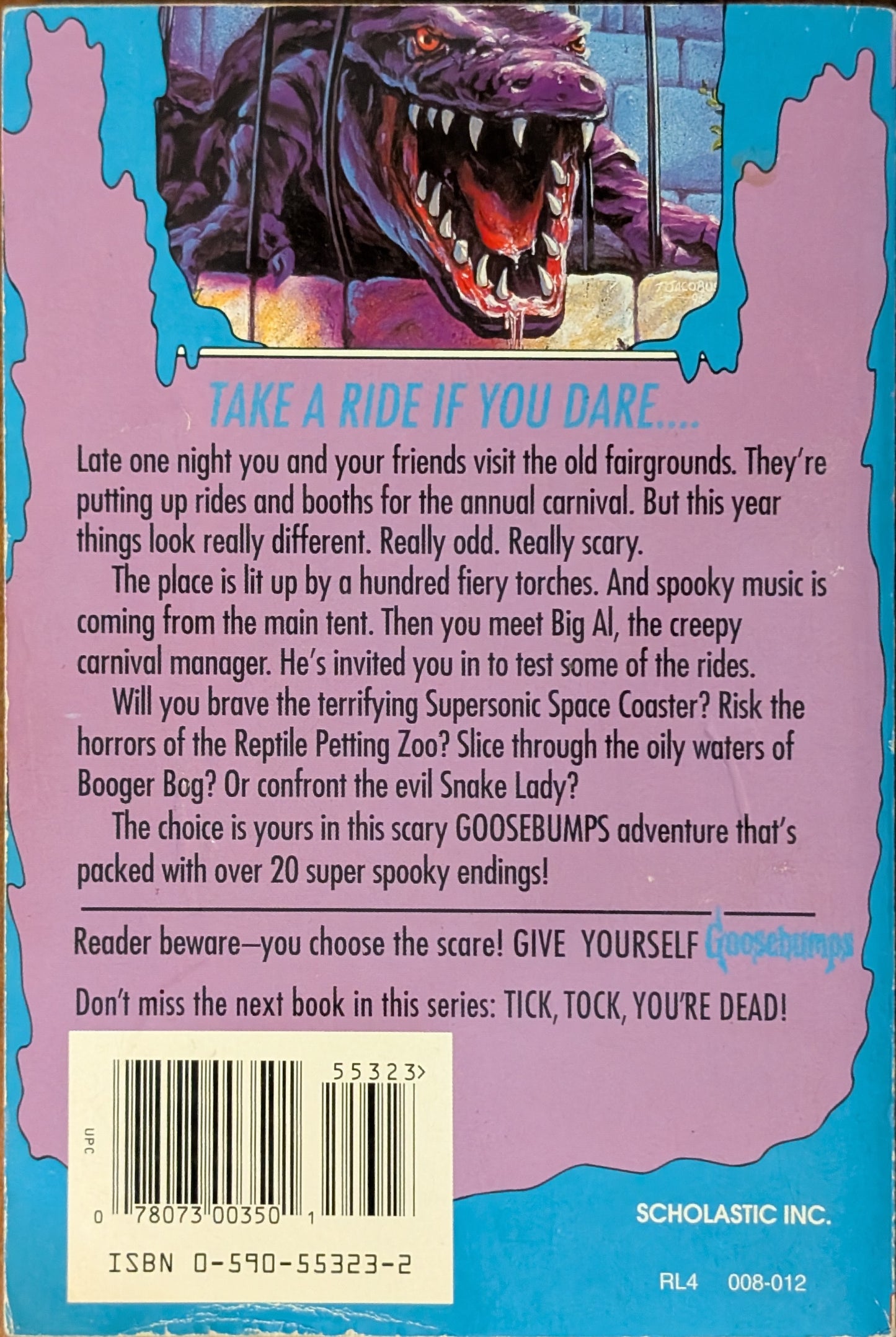 Escape from the Carnival of Horrors (Reader Beware # 1) by R.L Stine