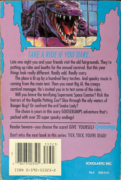 Escape from the Carnival of Horrors (Reader Beware # 1) by R.L Stine