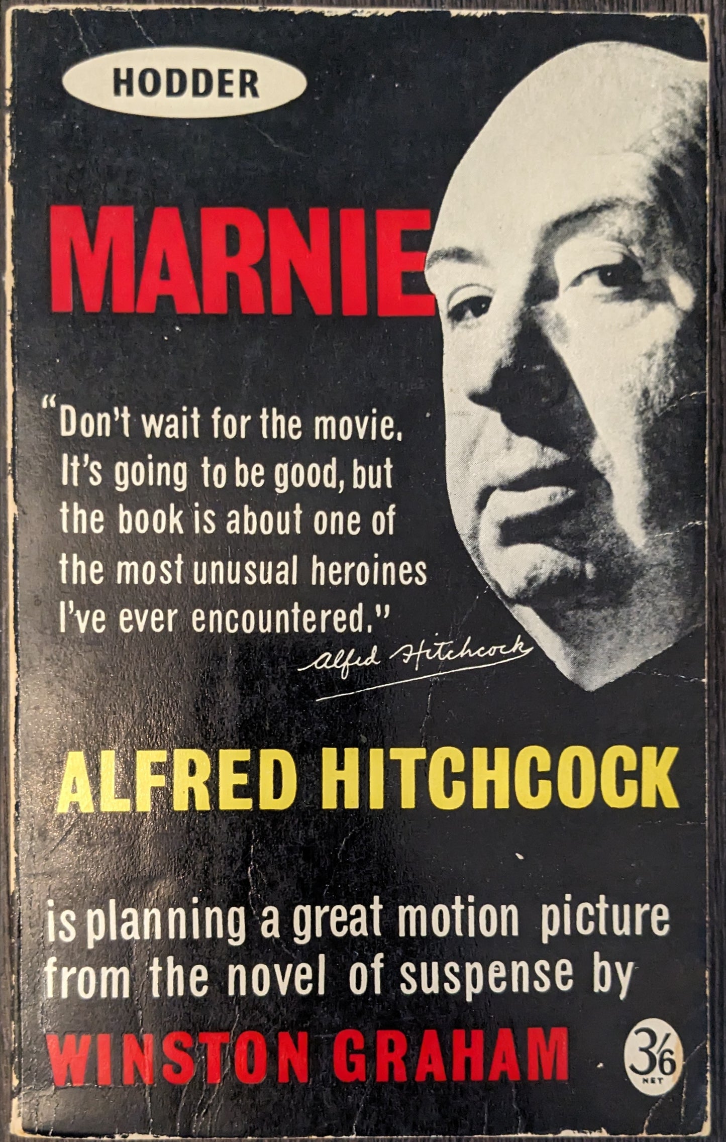 Alfred Hitchcock's Marnie by Winston Graham