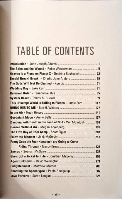 The End is Nigh: The Apocalypse Triptych edited by John Joseph Adams and Hugh Howey