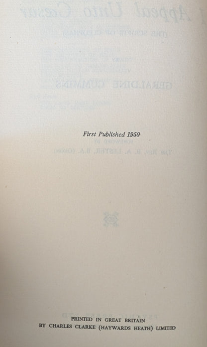 I Appeal Unto Caesar (The Scripts of Cleophas) by Geraldine Cummins