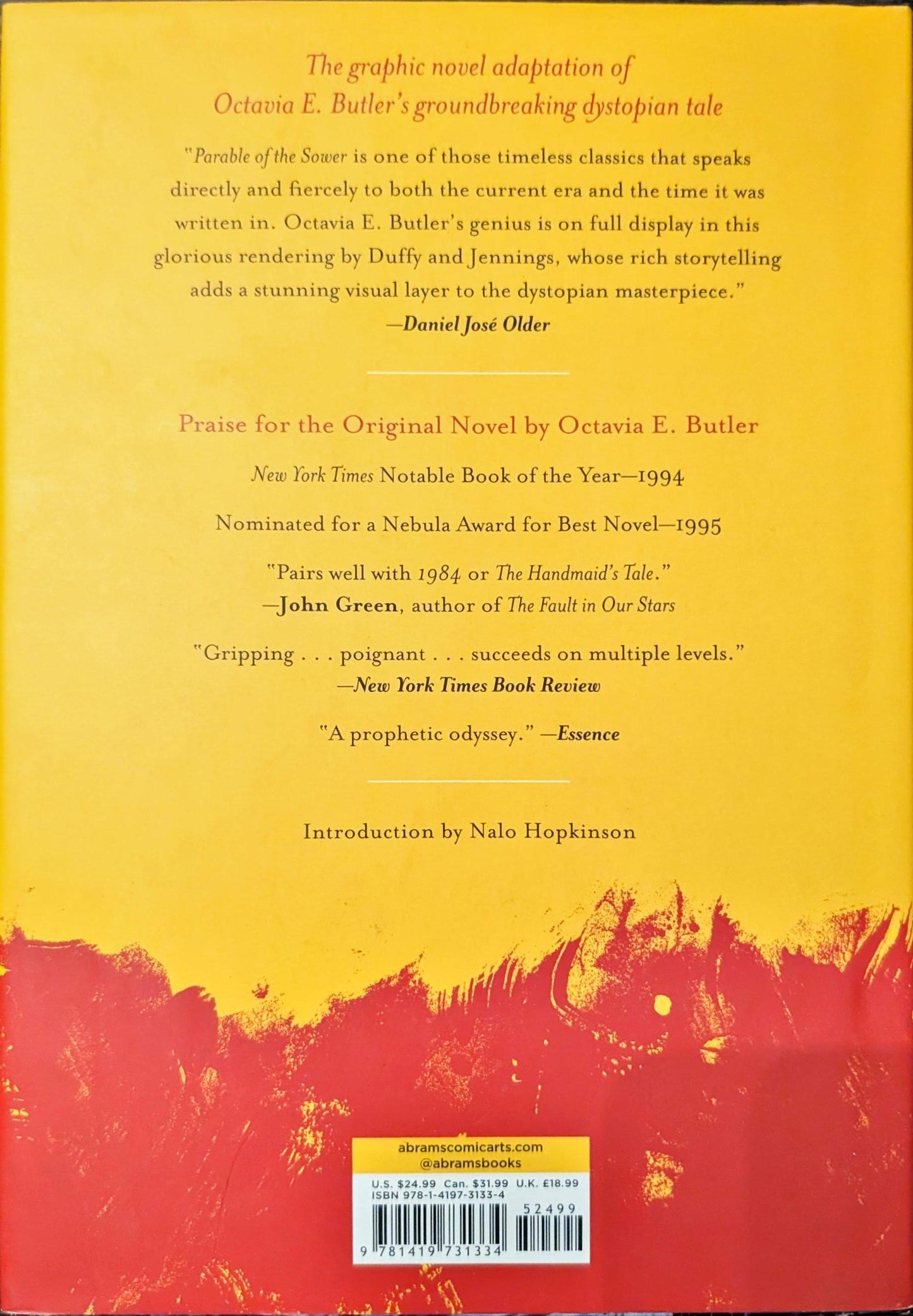 Parable of the Sower by Octavia E. Bulter Graphic Novel adaptation by Damian Duffy and John Jennings