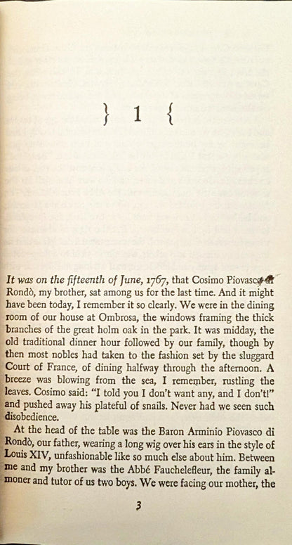The Baron in the Trees by Italo Calvino