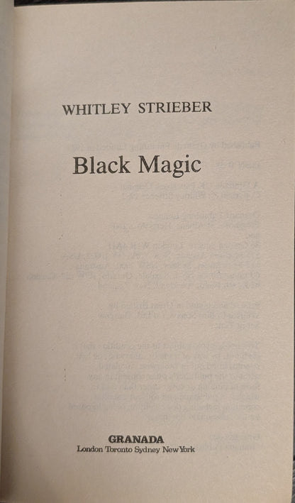 Black Magic by Whitley Strieber