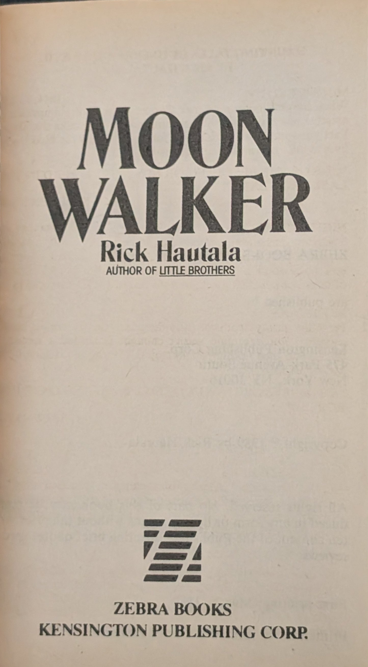 Moon Walker by Rick Hautala