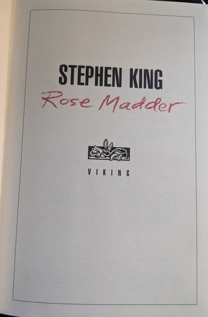 Rose Madder by Stephen King