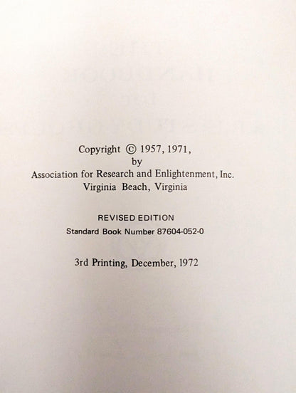 The Handbook for A.R.E Study Groups