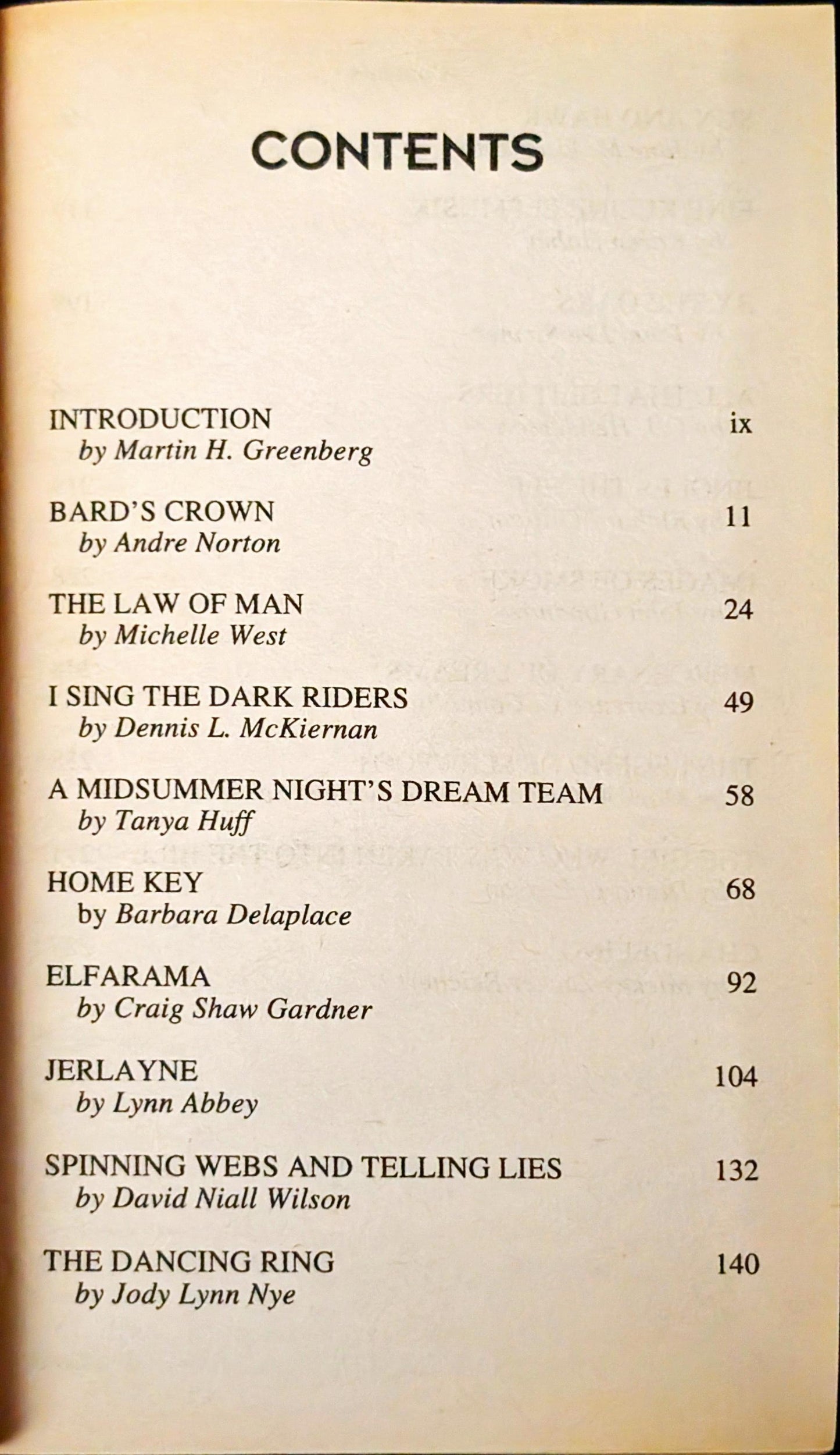 Elf Fantastic edited by Martin H. Greenberg