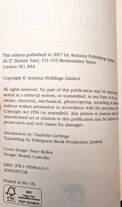 The Memoirs of Sherlock Holmes by Sir Arthur Conan Doyle