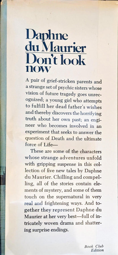 Don't Look Now by Daphne du Maurier