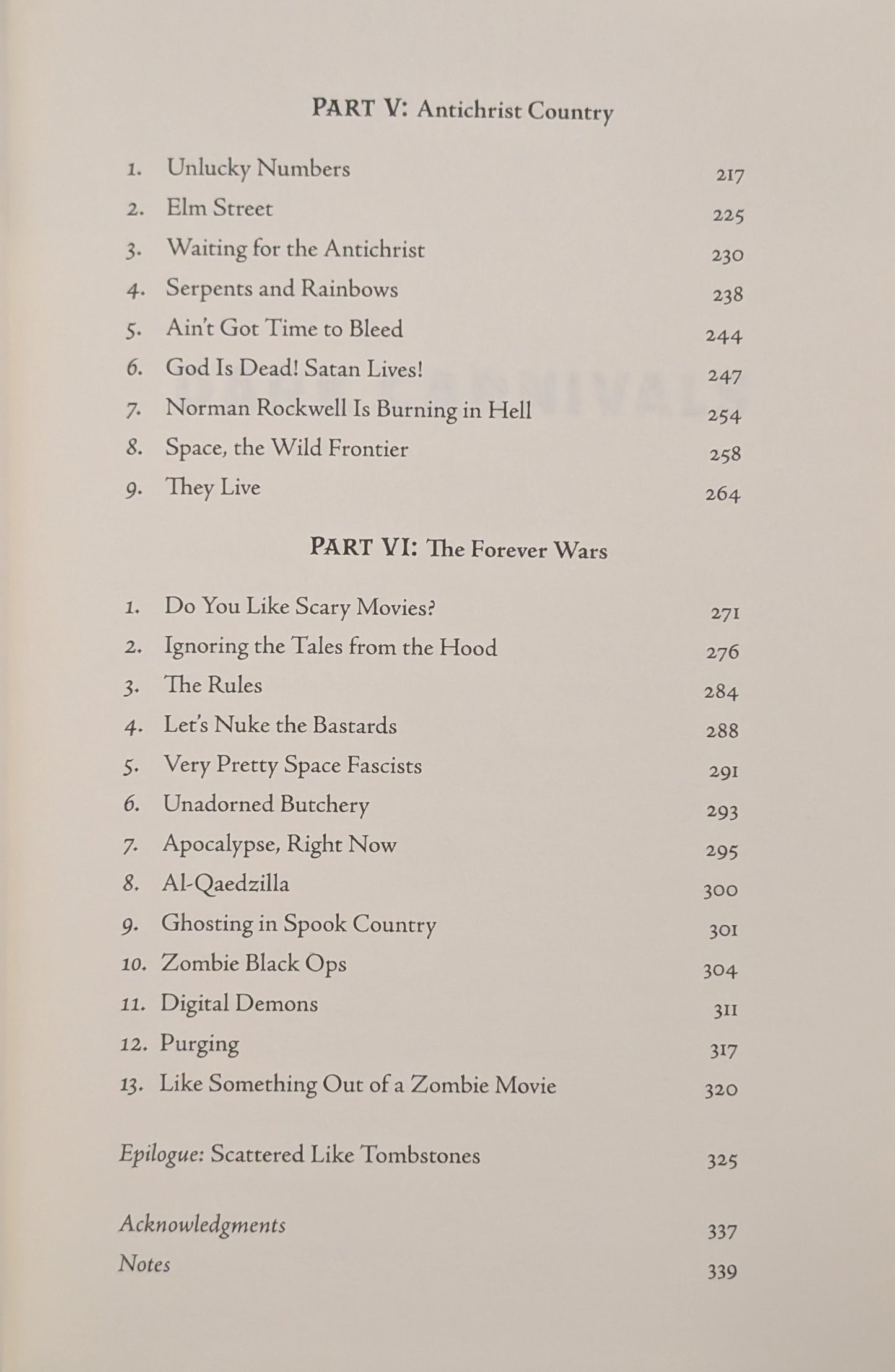 Dark Carnival: Modern Horror and the Origins of American Empire by W. Scott Poole