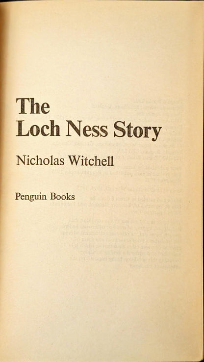 The Loch Ness Story by Nicholas Witchell