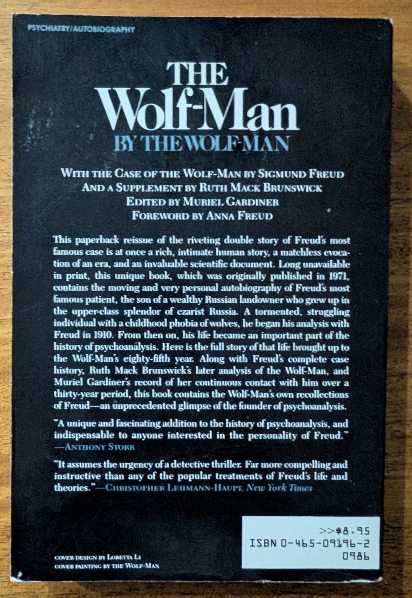 The Wolf-Man by The Wolf-Man ed. Muriel Gardiner