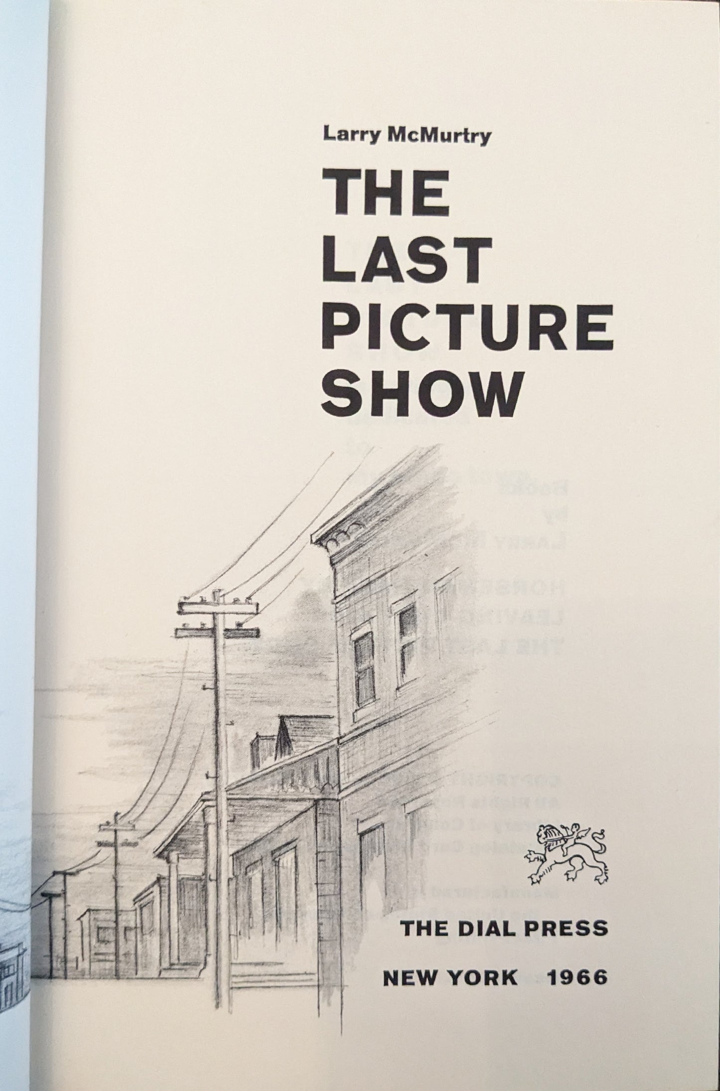 The Last Picture Show by Larry McMurtry