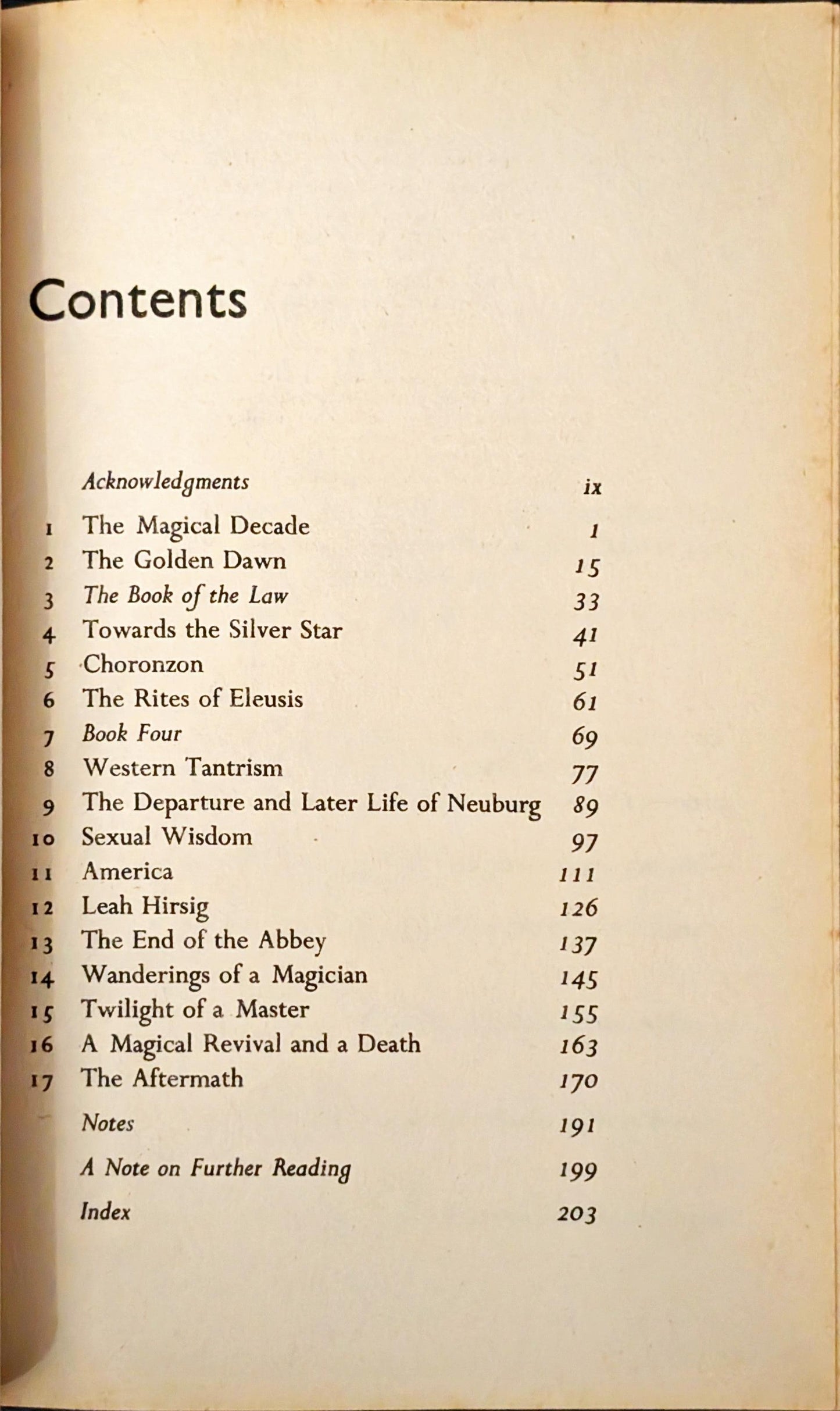The Magical World of Aleister Crowley by Francis King