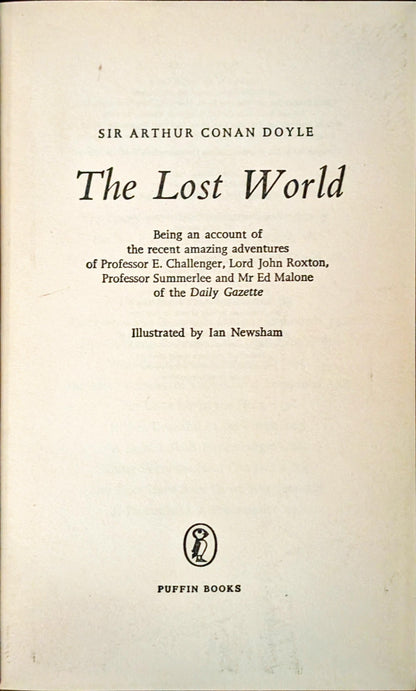 The Lost World by Sir Arthur Conan Doyle