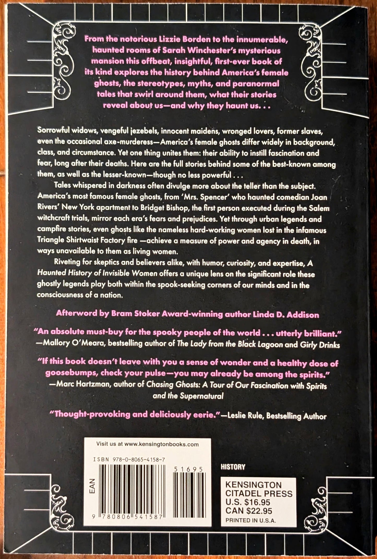 Invisible Women: True Stories of America's Ghosts by Leanne Renee Hieber and Andrea Janes