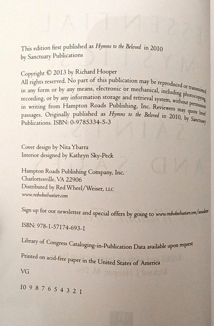 The Essential Mystics, Poets, Saints and Sages: A Wisdom Treasury by Richard Hooper