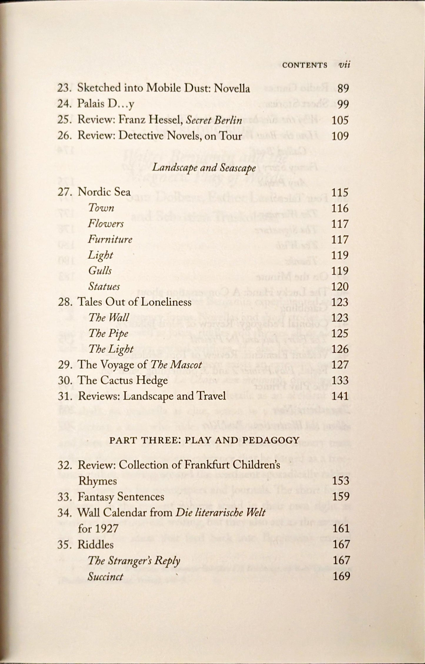 The Storyteller: Tales out of Lonilness by Walter Benjamin