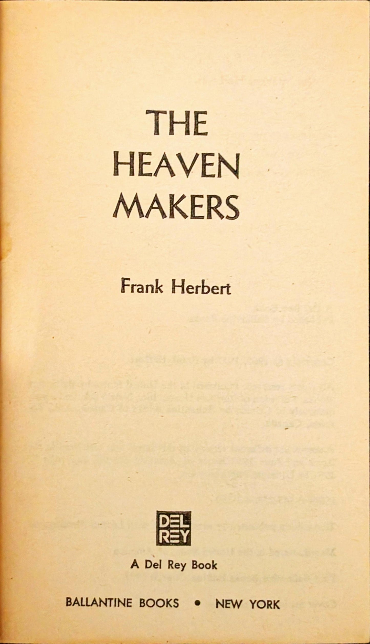 The Heaven Makers by Frank Herbert
