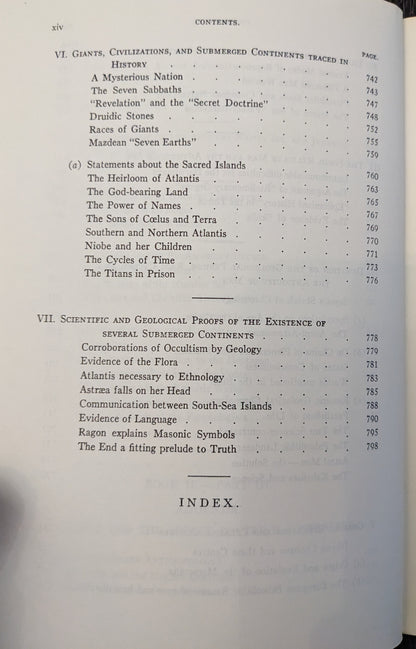 The Secret Doctrine: The Synthesis of Science, Religion and Philosophy by H.P Blavatsky Two Volume Set