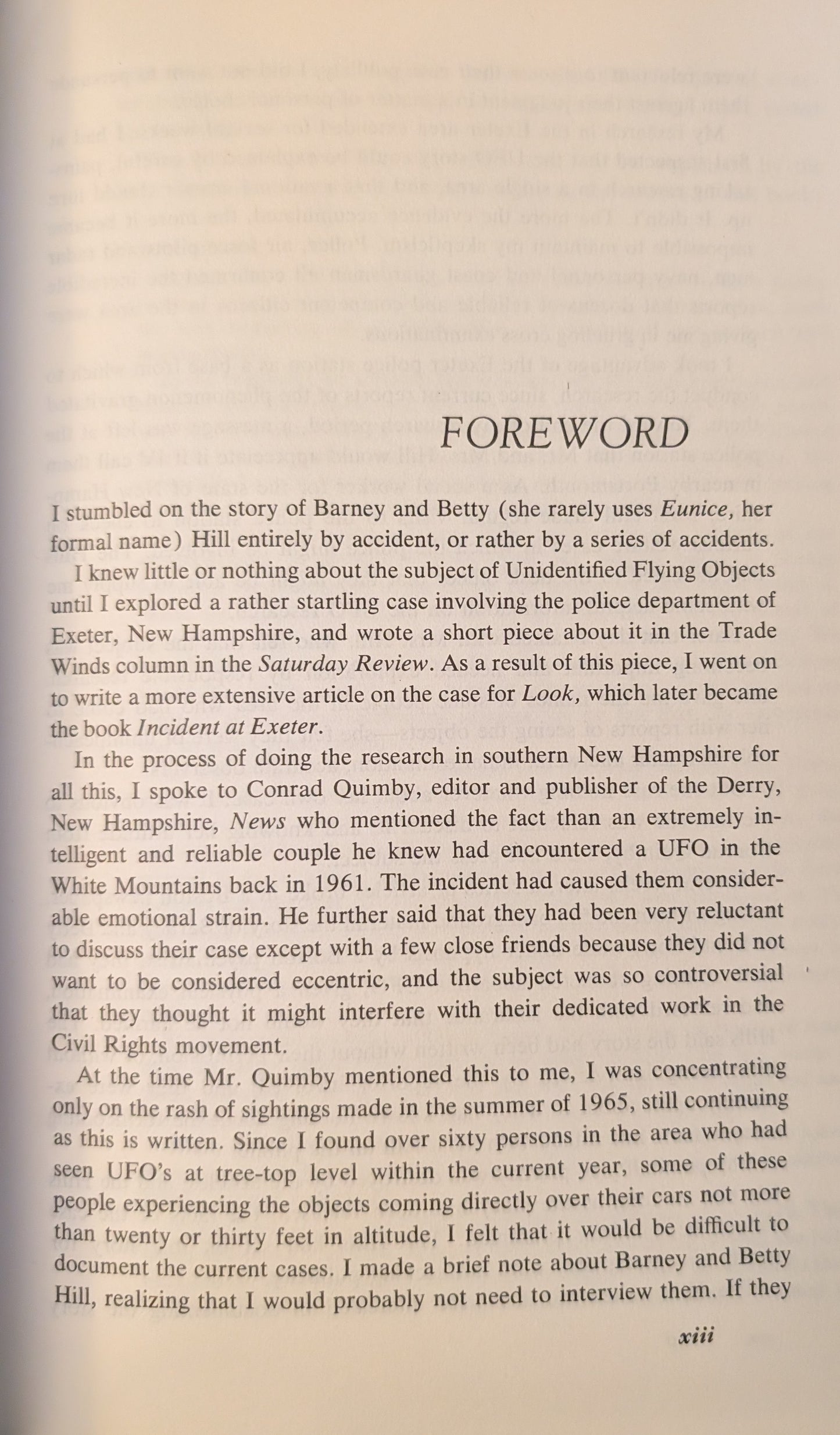 The Interrupted Journey: Two Lost Hours "Aboard a Flying Saucer" by John G. Fuller