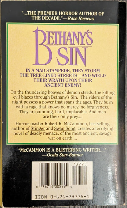 Bethany's Sin by Robert McCammon