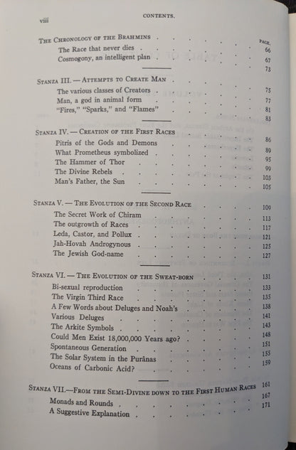 The Secret Doctrine: The Synthesis of Science, Religion and Philosophy by H.P Blavatsky Two Volume Set