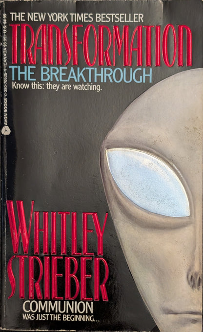 Transformation: The Breakthrough by Whitley Strieber