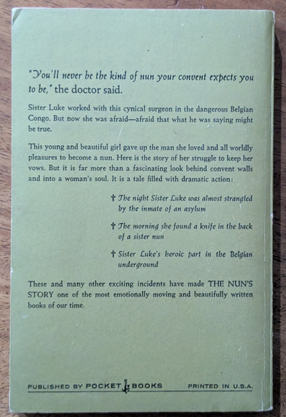 The Nun's Story by Kathryn Hulme