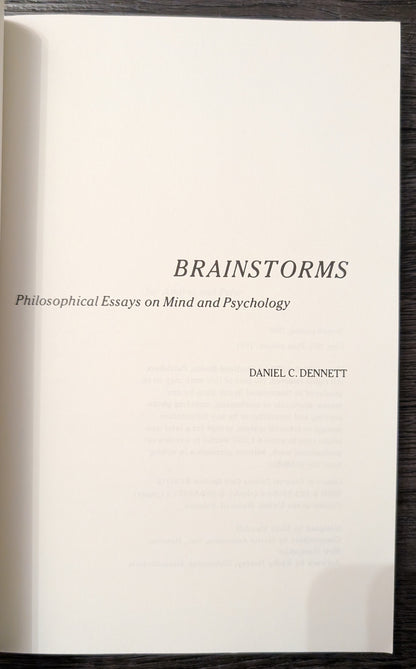 Brainstorms by Daniel C. Dennet