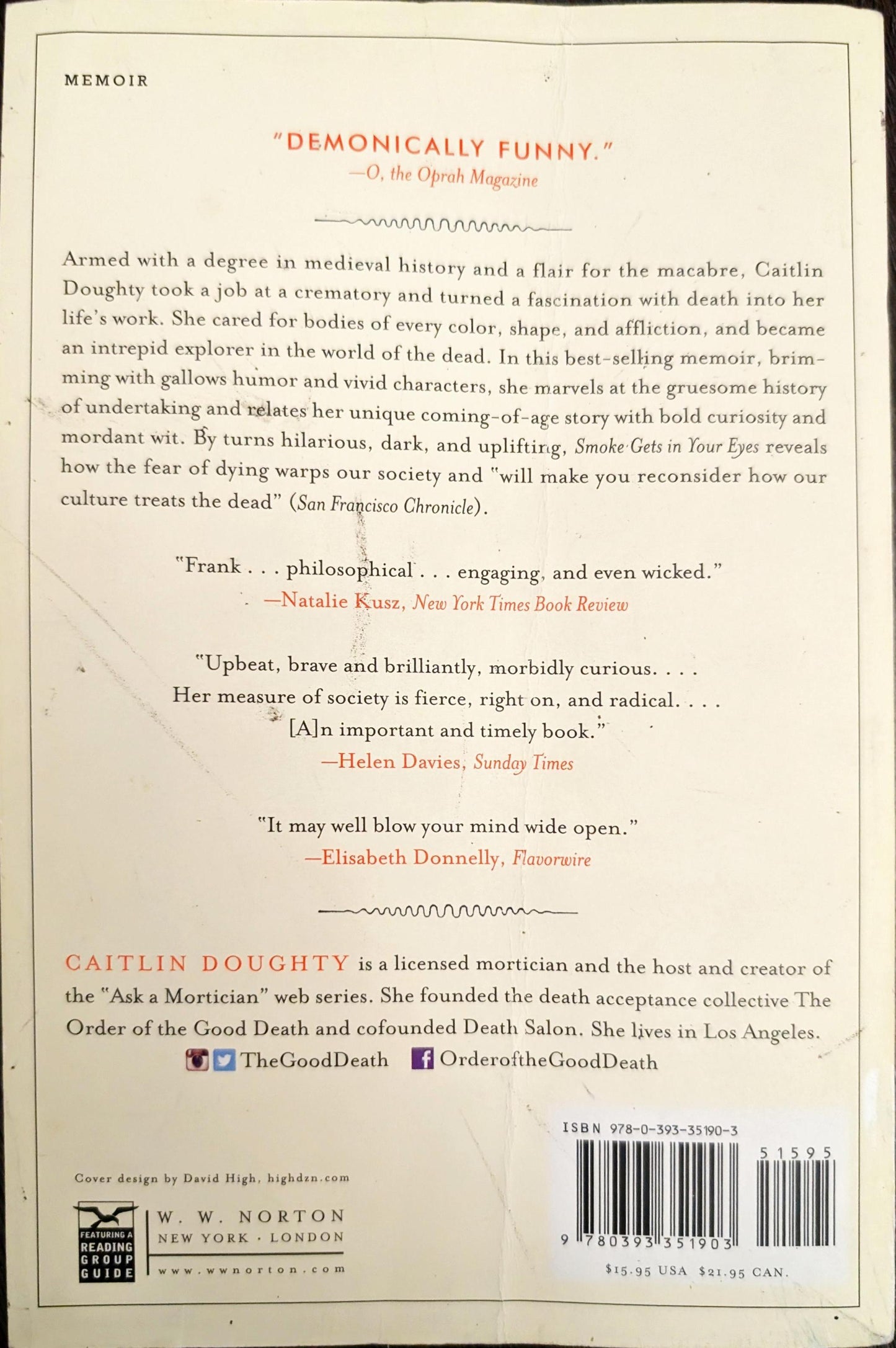 Smoke Gets in Your Eyes by Caitlin Doughty