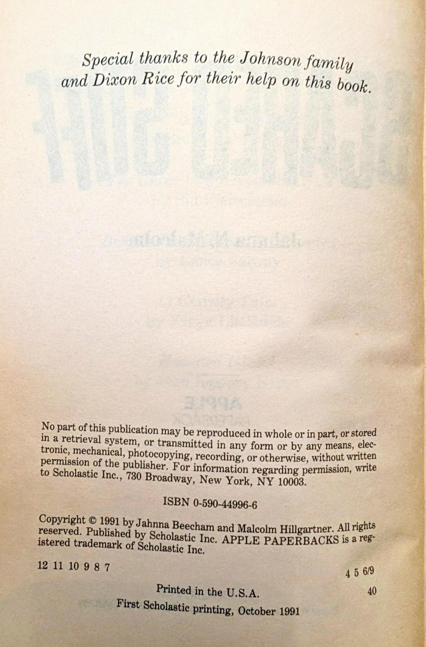 Scared Stiff by Jahnna N. Malcolm