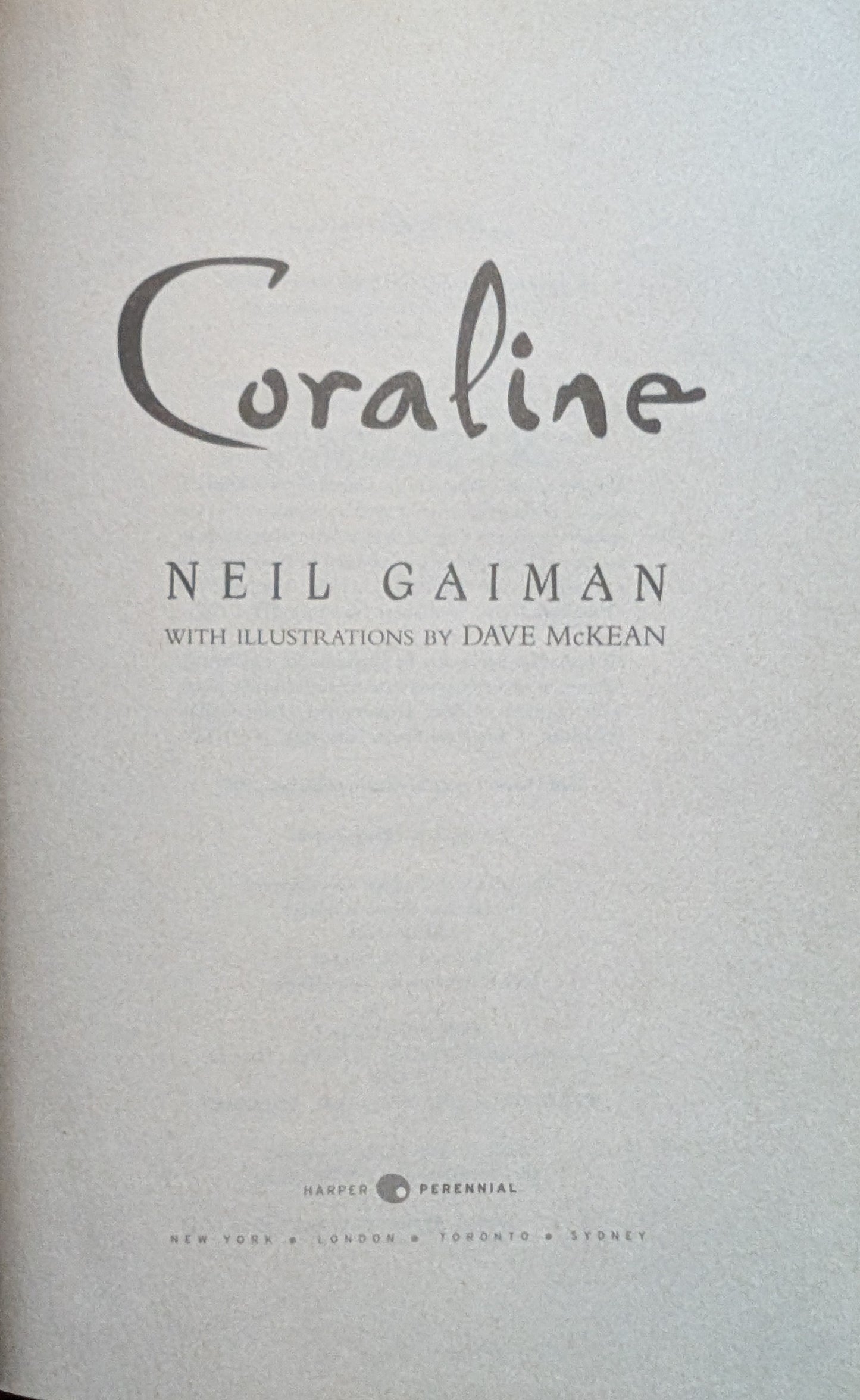 Coraline by Neil Gaiman