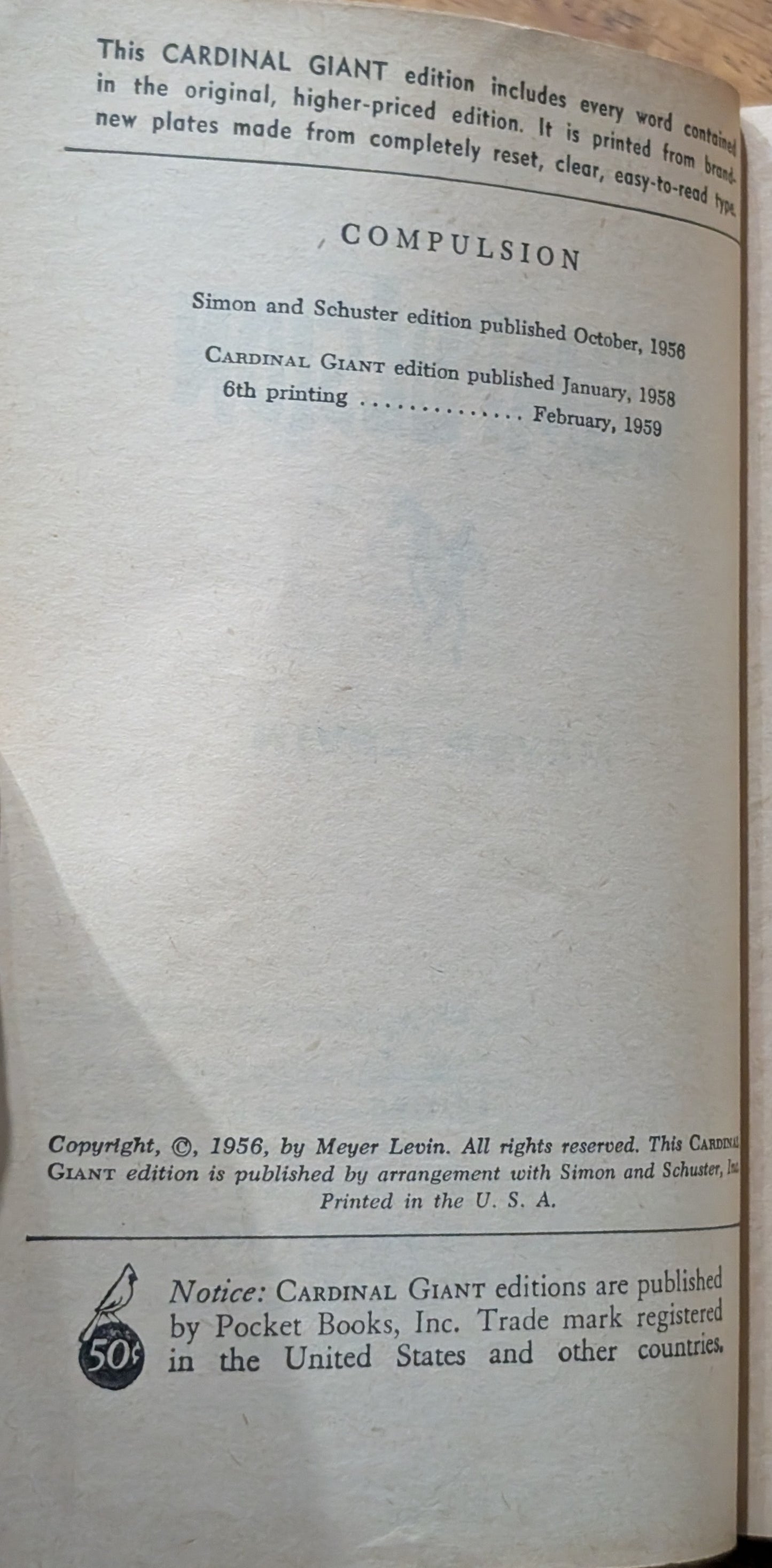 Compulsion by Meyer Levin