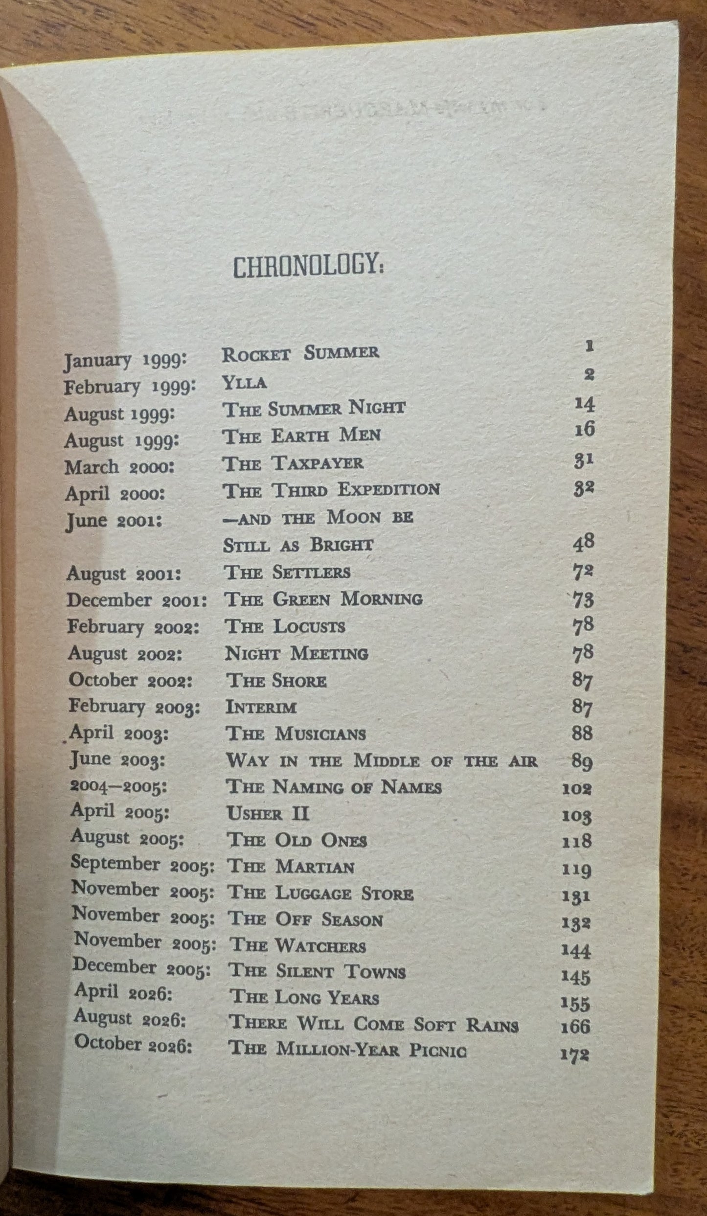 The Martian Chronicles by Ray Bradbury