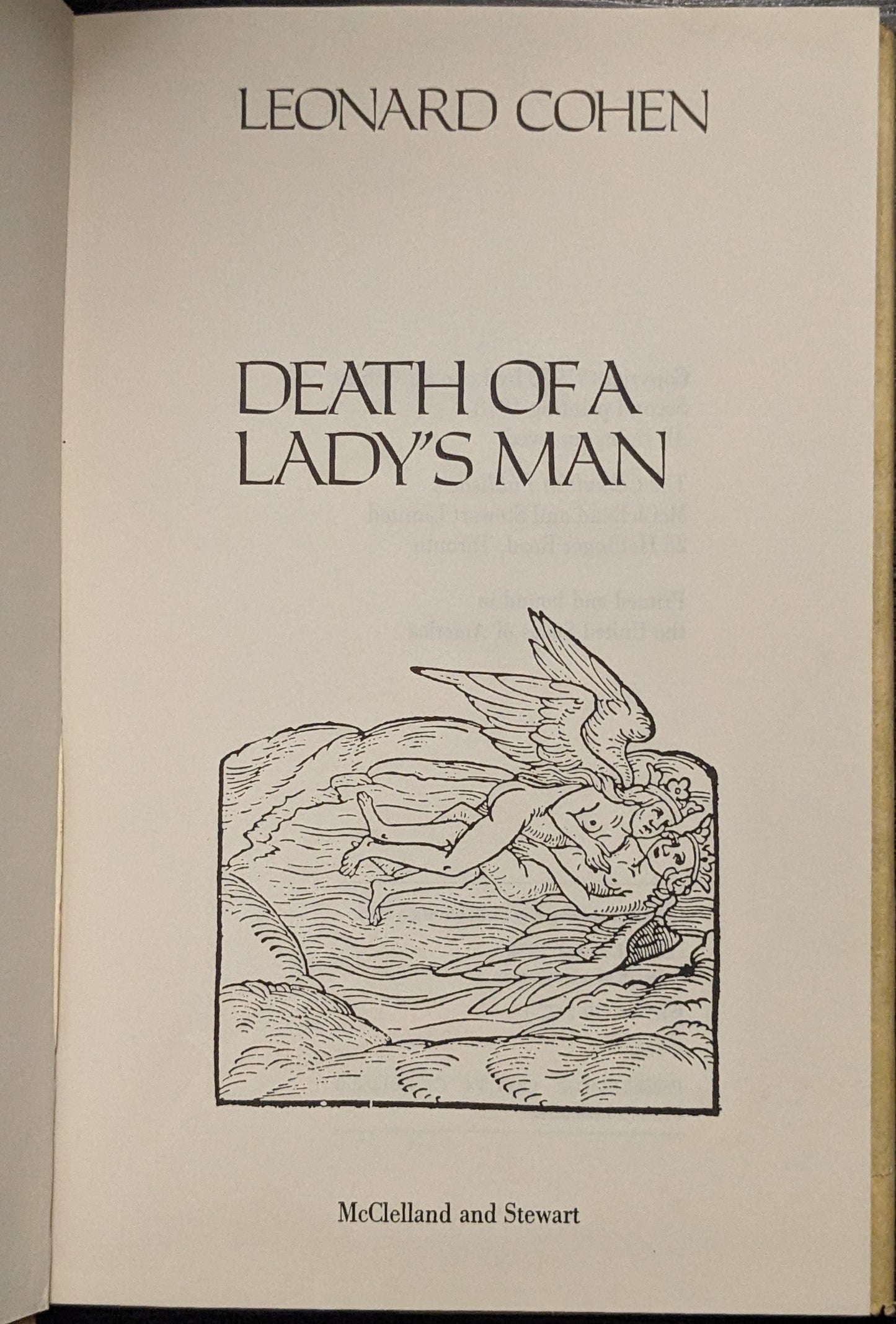 Death of a Lady's Man by Leonard Cohen